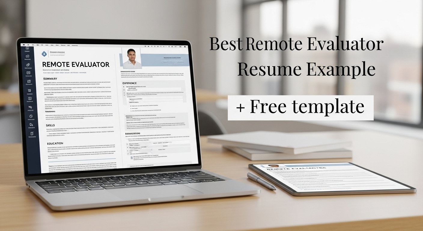 Sample Rater Resume Examples Best Remote Evaluator Resume Example + Free Template