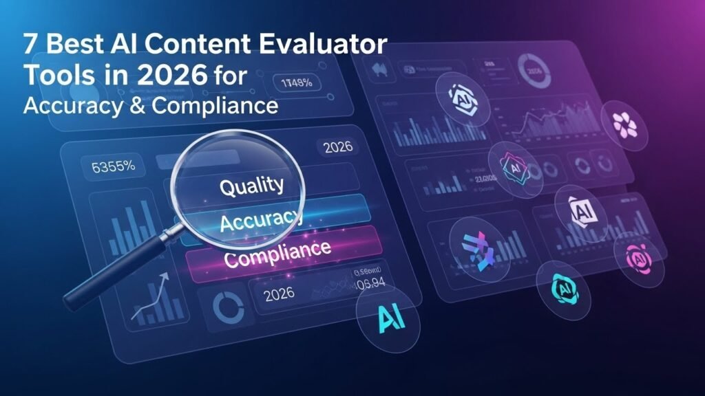 7 best AI content evaluator tools in 2026 for quality, accuracy, and compliance