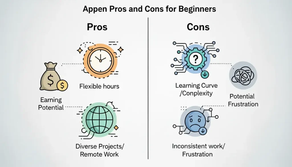 Appen Pros and Cons for Beginners 
