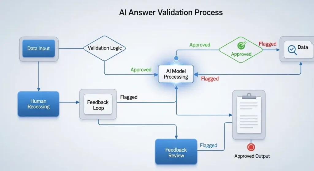 How the AI Answer Validation Process Works