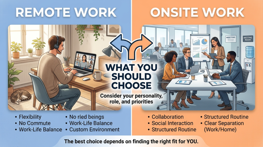 Remote vs Onsite: What You Should Choose