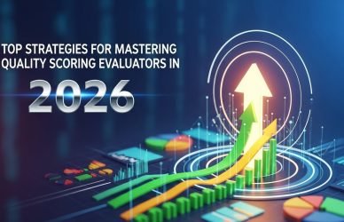 Professional evaluating data with quality scoring tools in 2026.