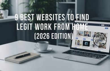 Best legit work from home job websites list showing trusted remote job platforms for finding verified online jobs in 2026