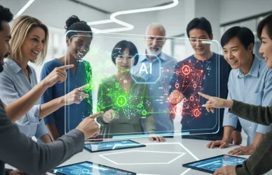 Human feedback in AI training